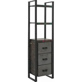 GUTMANN FACTORY Titan Standregal 55 x 40 x 200 cm Braun