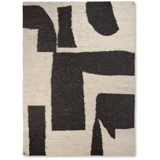 Ferm Living - Piece Teppich, 200 x 300 cm, off-white / coffee