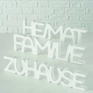 Schriftzug ZUHAUSE (BH 10x10 cm) - BH 10x10 cm