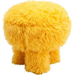 KARE DESIGN Hocker Plushy 71128 Fell Gelb