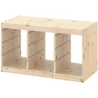 IKEA TROFAST Regal, Kiefer Weiß gebeizt, 93x44x52 cm
