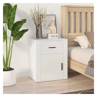 vidaXL Nachtschrank NA 50 x 36 x 60 cm Weiß