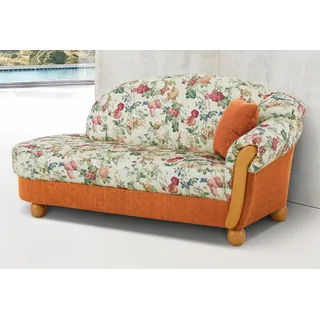 Home Affaire "Milano, bequemes solitär Sofa im Landhaus-Stil, B/T/H 181/79/83cm", bunt (terrakotta, geblümt), B:181cm H:83cm T:79cm, Chenille (70% Polyacryl, 30% Polyester);Chenille (70% Polyacryl, 30% Polyester) auf Korpus und Zierkissen, Sitz und Rücken