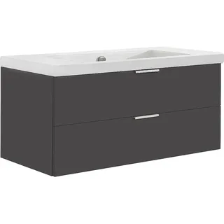 Evenes WTU+Keramik-WT EPIL, anthrazit matt, 2 Auszüge, 1060x550x510mm