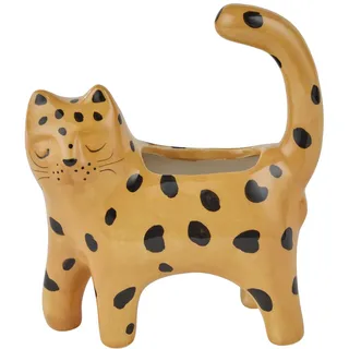 BUTLERS Vase LITTLE Leo- Leopard in Hellbraun | Gr.: onesize
