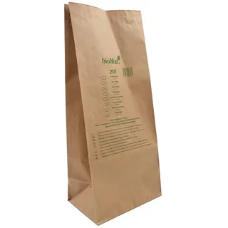 bioMat Müllbeutel bioMat 15l Biomülltüten, Kraftpapier, 2-lgg, Nassfest