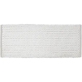 5 five simply smart Badteppich, Weiß, Textil, 2x120 cm, Badtextilien, Badematten