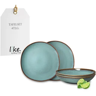 Villeroy & Boch Lave Kombiservice 4-tlg. blau