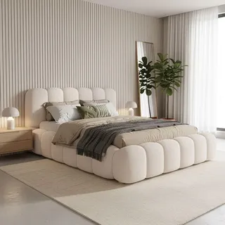 Juskys Catania 140 x 200 cm creme