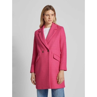 Mantel mit Strukturmuster, Pink, 46