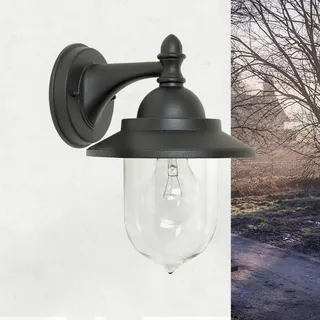 Elstead Lighting Laterne Aluminium 25,5 cm E27 IP44 1x60W schwarz