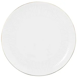 Seltmann Weiden Speiseteller Seltmann Weiden Amina weiß/Goldrand Speiseteller 27,5 cm weiß