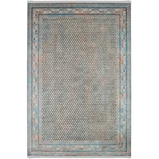 Dieter Knoll Webteppich Monza, Grau, Mehrfarbig, Textil, Abstraktes, rechteckig, 67x130 cm, Oeko-Tex® Standard 100, für Fußbodenheizung geeignet, rutschfest, in verschiedenen Größen erhältlich, Hausstauballergiker antistatisch, pflegeleicht, strapazierfähig, reißfest, Teppiche & Böden, Teppiche, Webteppiche