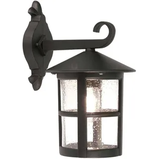 Elstead Lighting Außenwandleuchte Aluminium 34,5 cm E27 IP43 schwarz
