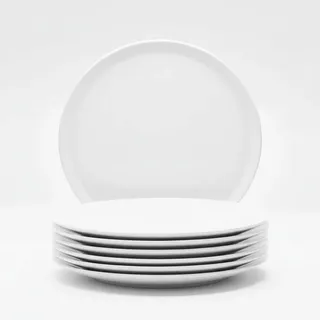 VAN WELL Wellco Pizzateller 30 cm weiß 6er Set