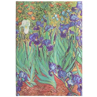Paperblanks Notizbuch - Van Goghs Schwertlilien Midi Unliniert Hardcover / Paperblanks / Notizbuch