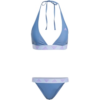 adidas IM4885 NECKHOL Bikini Swimsuit Damen Crew Blue/Violet Fusion Größe XS