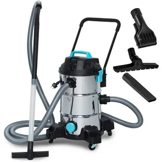 Teicher Teichschlammsauger Wassersauger & Pumpe 35L, 1200 W, Automatische Wasserrückführung