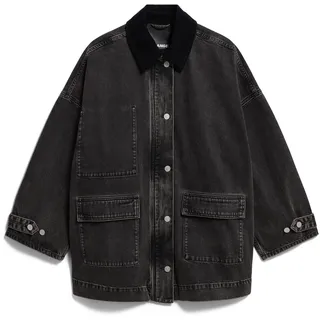 ARMEDANGELS Cord Collar Denim Jacke Schwarz M