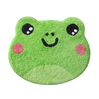Sass & Belle Teppich Mini Kinderteppich Frosch, Baumwolle ca. 53 x 63 cm