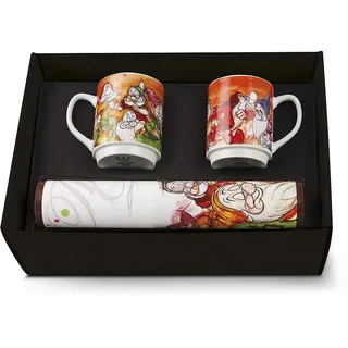 Disney Set aus der Kollektion 7 Zwerge bestehend aus zwei Tassen und zwei amerikanischen Tischsets. Artikel aus Porzellan Farbe Mehrfarbig. Die Referenz lautet: 133011