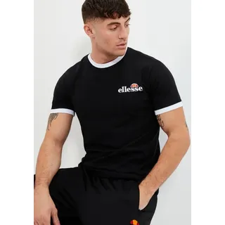 Ellesse T-Shirt MEDUNO TEE mit Rundhalsausschnitt, Kurzarm-Design, aus Baumwolle schwarz XXL (54)