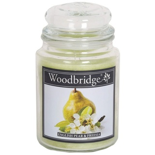 Woodbridge Duftkerze Duftkerze English Pear & Freesia 565g (Einzelartikel) grün