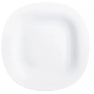 Luminarc Speiseteller Carine Neo White Essteller 26,5 cm, (1 St), Verwendung: Mikrowelle, Spülmaschine weiß