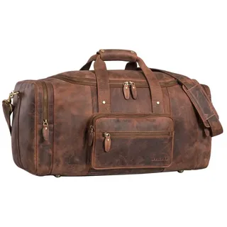 STILORD Weekender "Journey" Reisetasche Weekender Leder Damen & Herren Groß braun