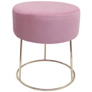 Echtwerk Sitzhocker Marilyn Samt 0 x 0 x 0 cm Rosa