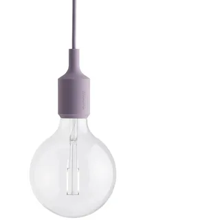 Muuto - Socket E27 LED-Pendelleuchte, staubiges flieder
