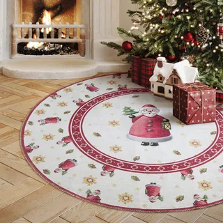Villeroy & Boch Toy's Delight Limited Edition Teppich Ø 160 cm Rot/Weiß