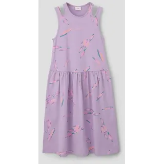 s.Oliver Minikleid Kleid Minikleid mit Cut-out lila L (164)