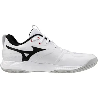 Mizuno Wave Momentum Pro Volleyballschuhe 59 - white/black/fiery red 42.5