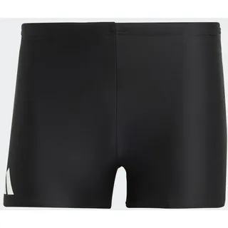 adidas Solid Boxer-Badehose Black / White S