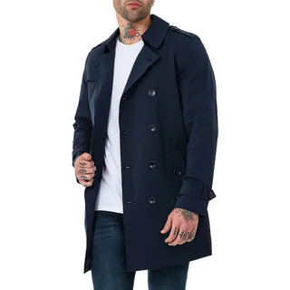 Redbridge Herren Mantel Trenchcoat Jacke Übergangsjacke Light Version - L