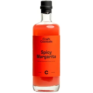 Craft Cocktails Spicy Margarita 500 ml | Servierfertiger Premium-Cocktail | 14,9% Vol. | Hergestellt in Irland