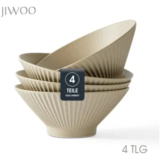 JIWOO Schüsselset Braun 4-tlg.
