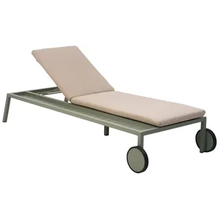Brafab Sonnenliege 92 x 108 x 0 cm Grün/Beige
