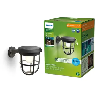 Philips Solarleuchte Kunststoff 19,2 cm inkl. Bewegungsmelder schwarz