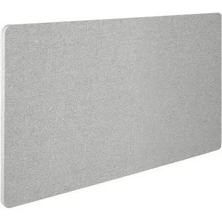 HJH Office Tischtrennwand FLEXMIUT D 120 cm, hellgrau