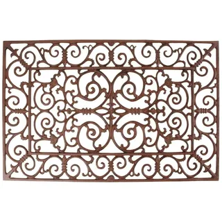 Esschert Design Schmutzfangmatte 46 x 72 cm Braun/Bronze