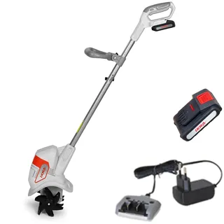 IKRA IAMH 20 Akku-Motorhacke, Arbeitsbreite 19cm, Arbeitstiefe bis 15,5cm, Laufzeit max. 30 Minuten, inkl. Akku & Ladegerät