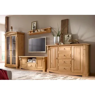 Sideboard HOME AFFAIRE "Anna" Sideboards Gr. B/H/T: 140 cm x 92 cm x 46 cm, 4, beige (natur) Sideboards Breite 140 cm