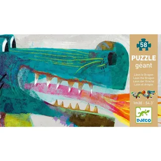 Djeco Riesenpuzzle Drache – Lernspielzeug für Kinder