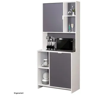 Hti-Living Küchenbuffet Malin grau