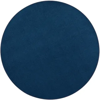 Snapstyle Joy Veloursteppich Ø 160 cm Blau
