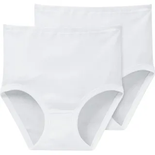 SCHIESSER Damen 2 Pack Taillenslip-Original Taillenslips, Weiss_000005, 48 (2er Pack)