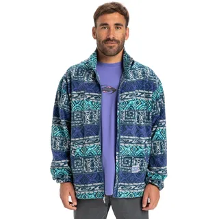 QUIKSILVER Global Heat", Polar Fleecejacke silver gray global ht str Gr. M,