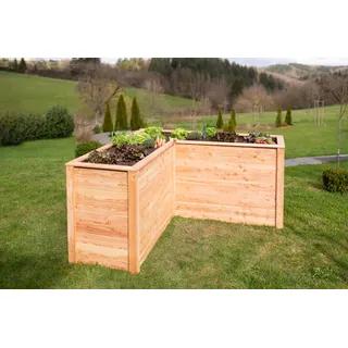 Westmann Hochbeet Klassik L 170,5 x 170,5 x 84 cm Natur